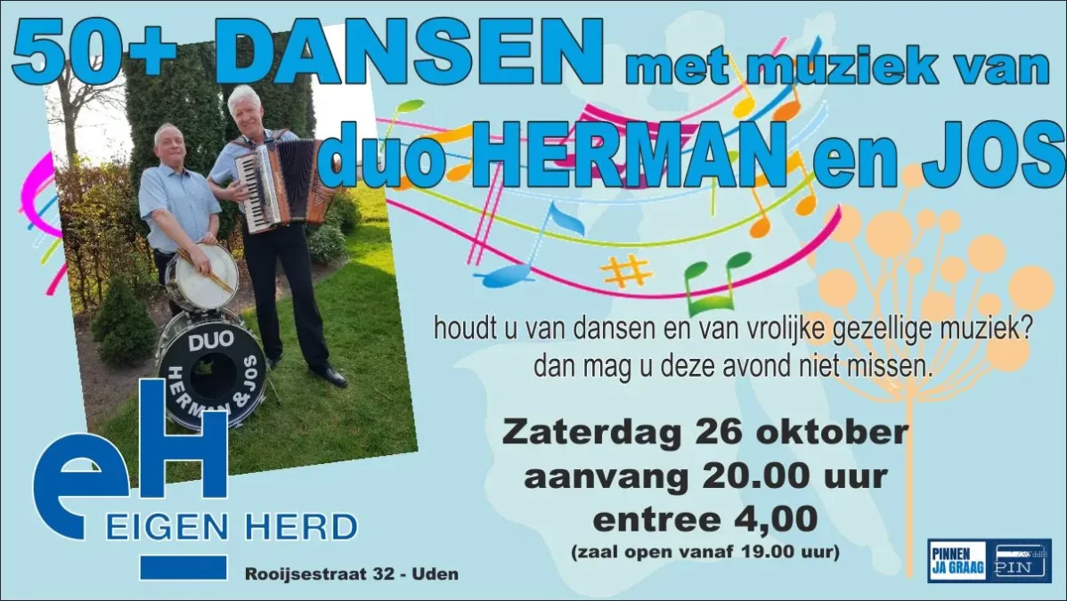 50+ Dansen met Herman en Jos