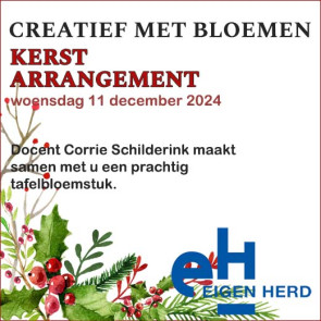 Bloemschikken Kerst Arrangement