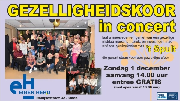 Gezelligheidskoor in concert